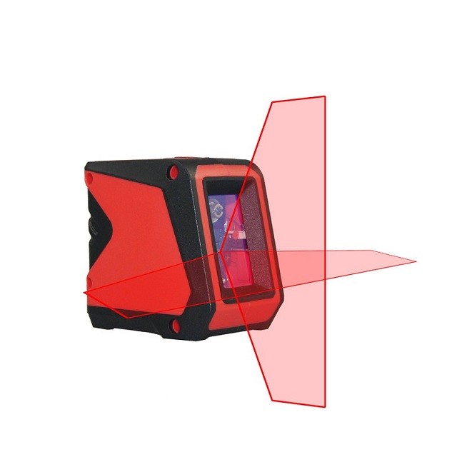 1 Horizontal 1 Vertical Red Beam Laser Level Smart Liner